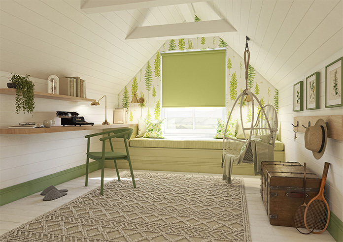 Orion (Blackout), Sage Green - Roller Blind - Image 7